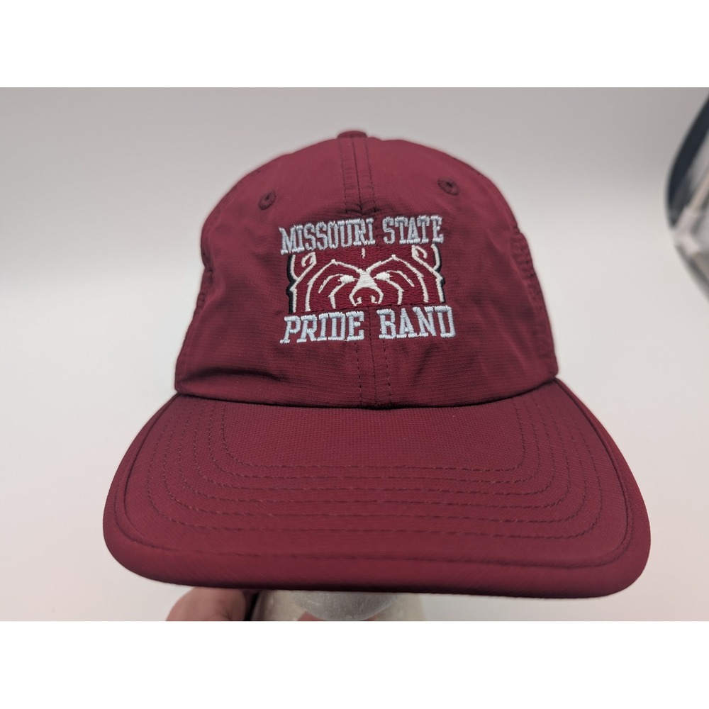 Sportsman Missouri State Pride Band Maroon Adjustable Perforated Hat Cap
